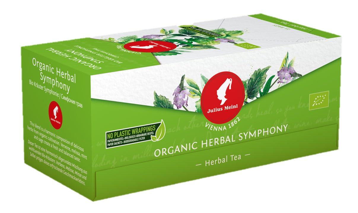 Julius Meinl Julius Meinl Organic Herbal Symphony Tea 25ct - Plastic Free Packaging & Biodegradeable Filters