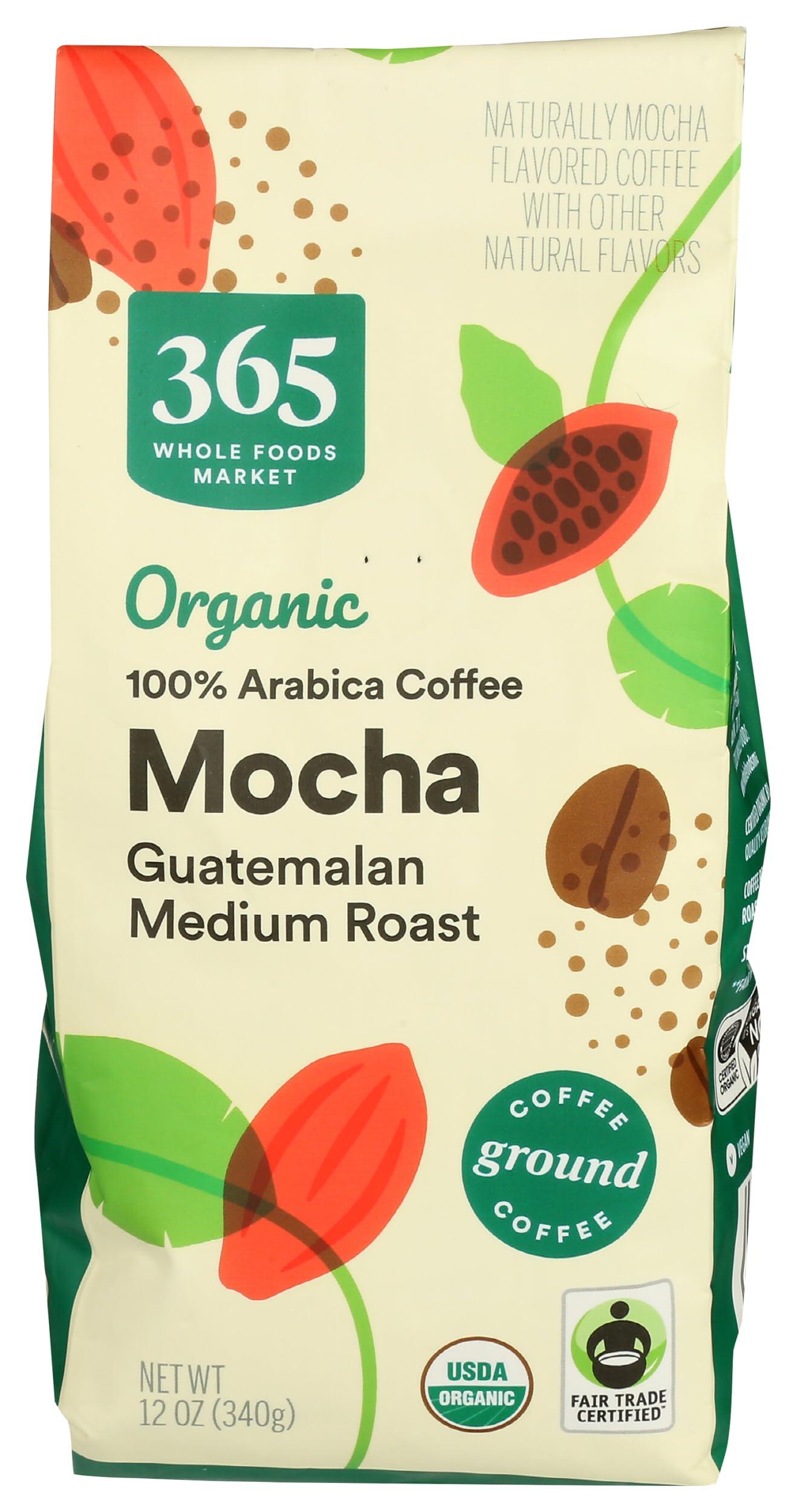 365 by Whole Foods Market 365 by Whole Foods Market, Organic Mocha Ground Coffee, 12 Ounce