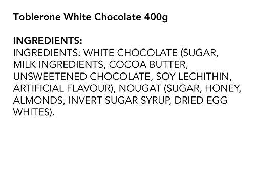 Toblerone Toblerone White Chocolate, 100g (3.52 oz.)
