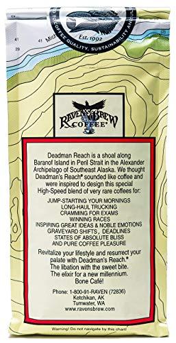 Raven's Brew Coffee Raven's Brew Coffee High Caffeine Coffee Dark Roast Whole Bean – Deadman's Reach 12oz