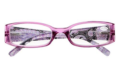 Eyekepper Eyekepper 5 Pairs Tiger Pattern Design Reading Glasses for Women Reading Inlcude Reader Sunglasses +0.50 Reading Eyeglasses