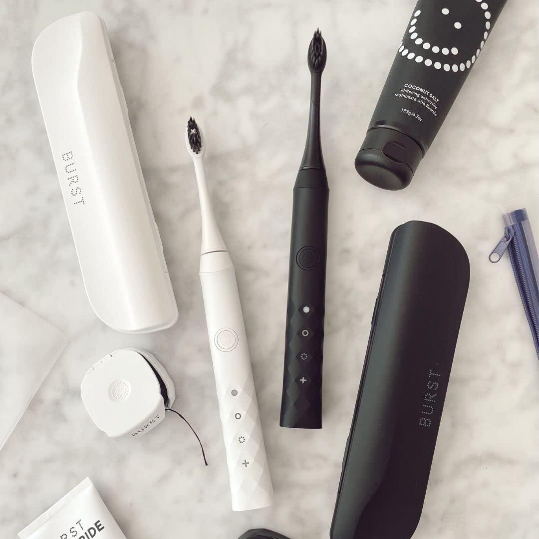 Burst BURST Original Sonic Toothbrush Travel Case, White (case only)