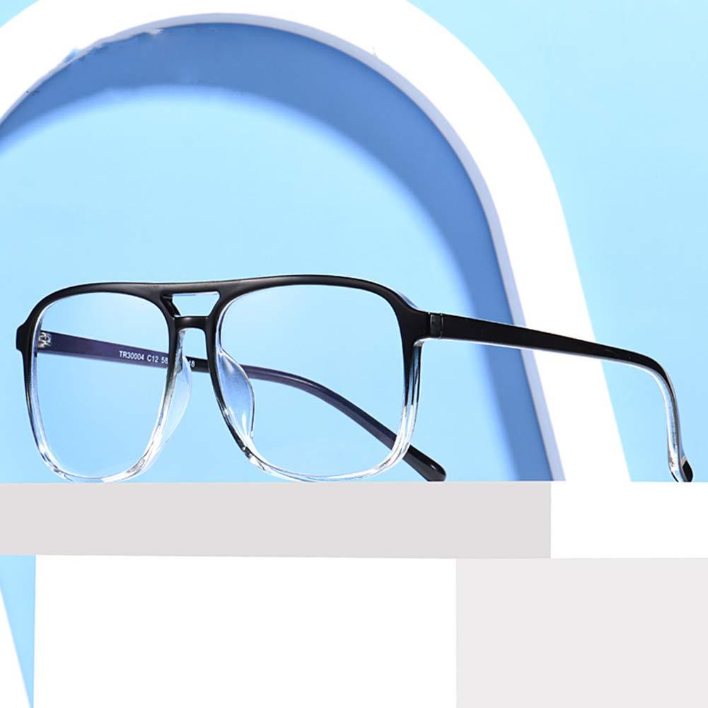 ACXZ Computer Glasses Blue Light Blocking for Men and Women, Aviator Reading Glasses, Oversized Fashion Anti-UV Reader Eyeglasses