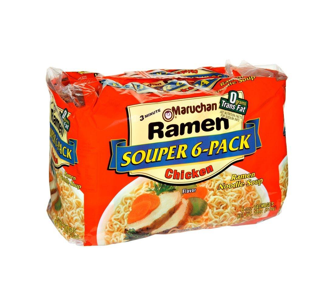 Maruchan Maruchan Chicken Flavor Ramen Noodle Soup - 6 Packets