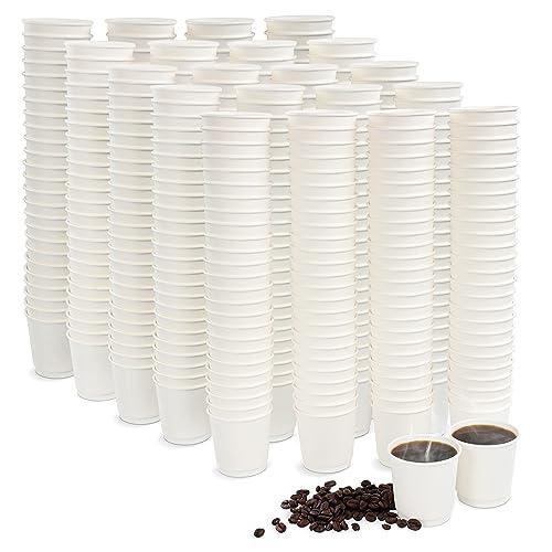 Lot45 Lot45 Paper Espresso Cups Disposable 4oz Coffee Cups - 500pk Double Wall Disposable Paper Cups for Water or Tea Sample