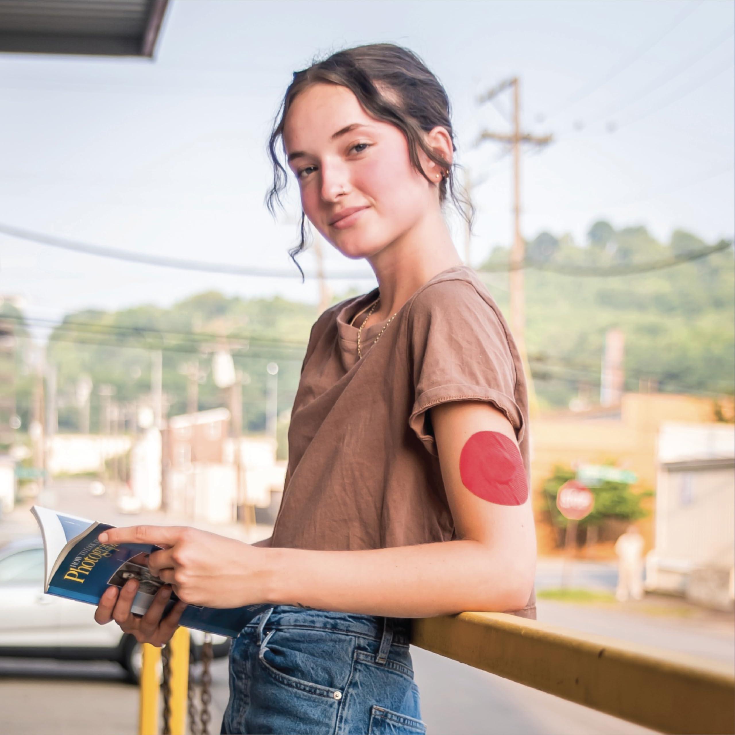 RightCare RightCare CGM Adhesive Patch, Universal (25-Pack), Covered Oval, Multicolor Assortment, Bag of 25, Made with Synthetic PRO Extreme KT Tape