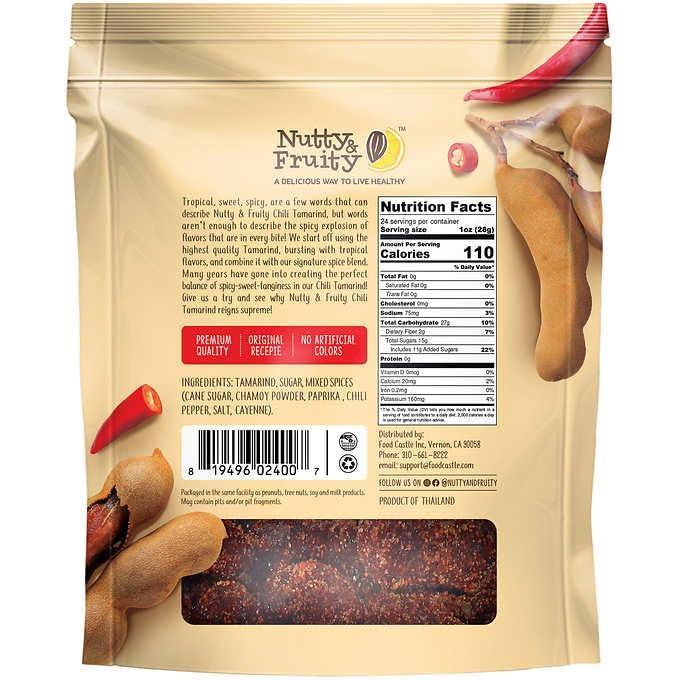 Generic 2-Pack Nutty and Fruity Chili Tamarind Bites, 24 oz each total 48 oz/3lbs