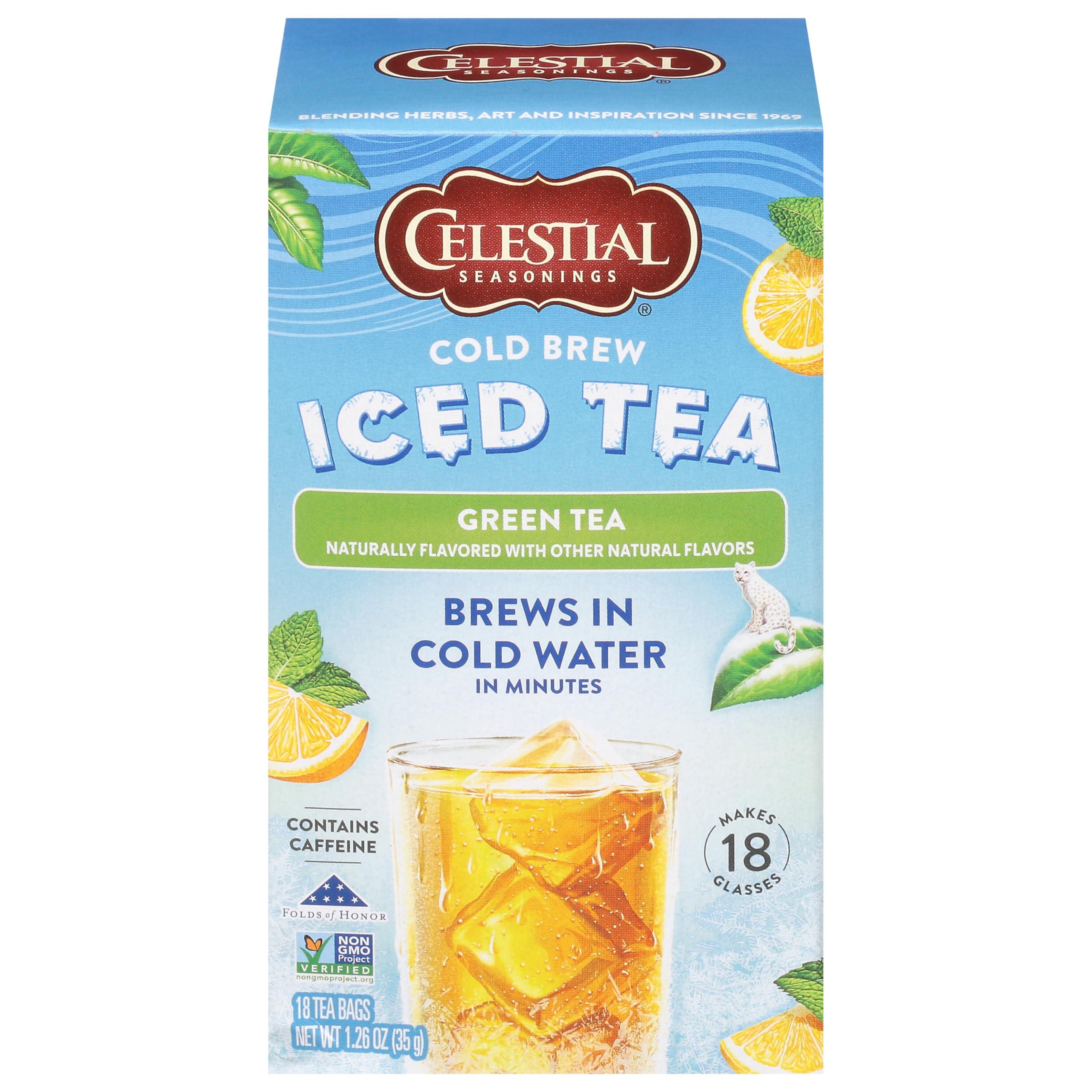 Celestial Seasonings Celestial Seasonings Cold Brew Green Iced Tea 18 Count (Pack of 6)