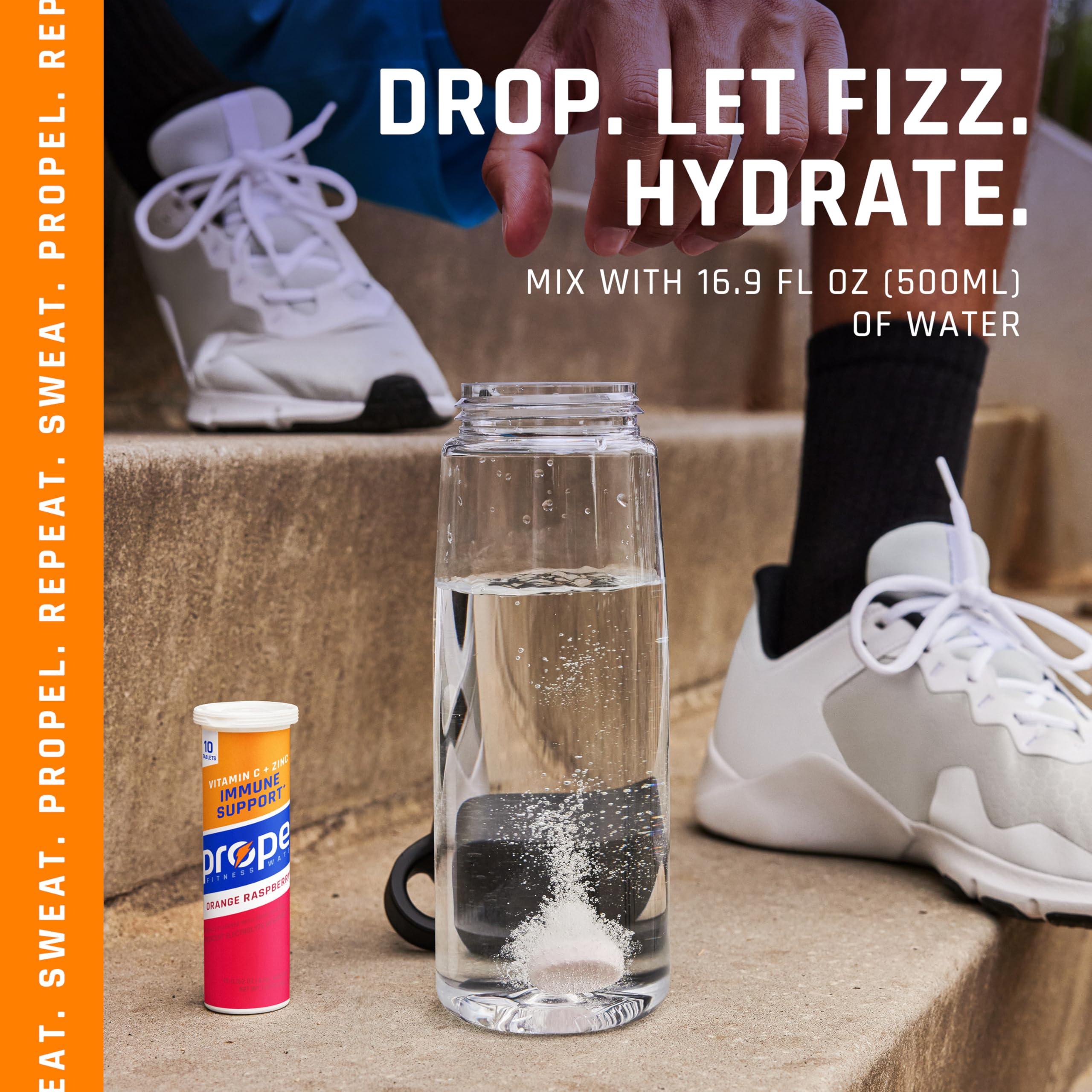 Propel Propel Immune Support Tablets, Orange Raspberry, Makes 16.9oz Fl Oz (Pack of 80)