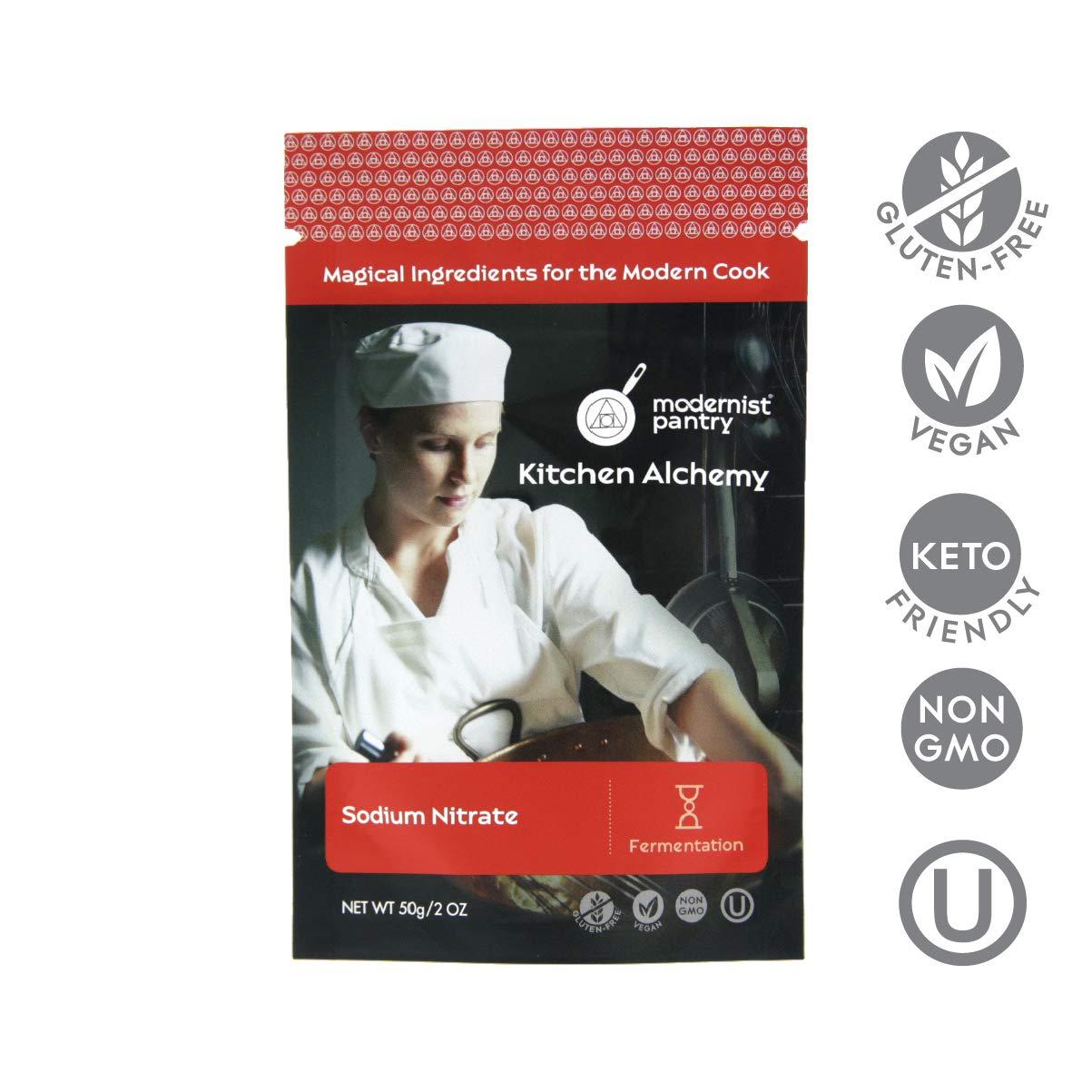 Modernist Pantry Sodium Nitrate Non-GMO Gluten-Free Vegan OU Kosher Certified - 50g/2oz