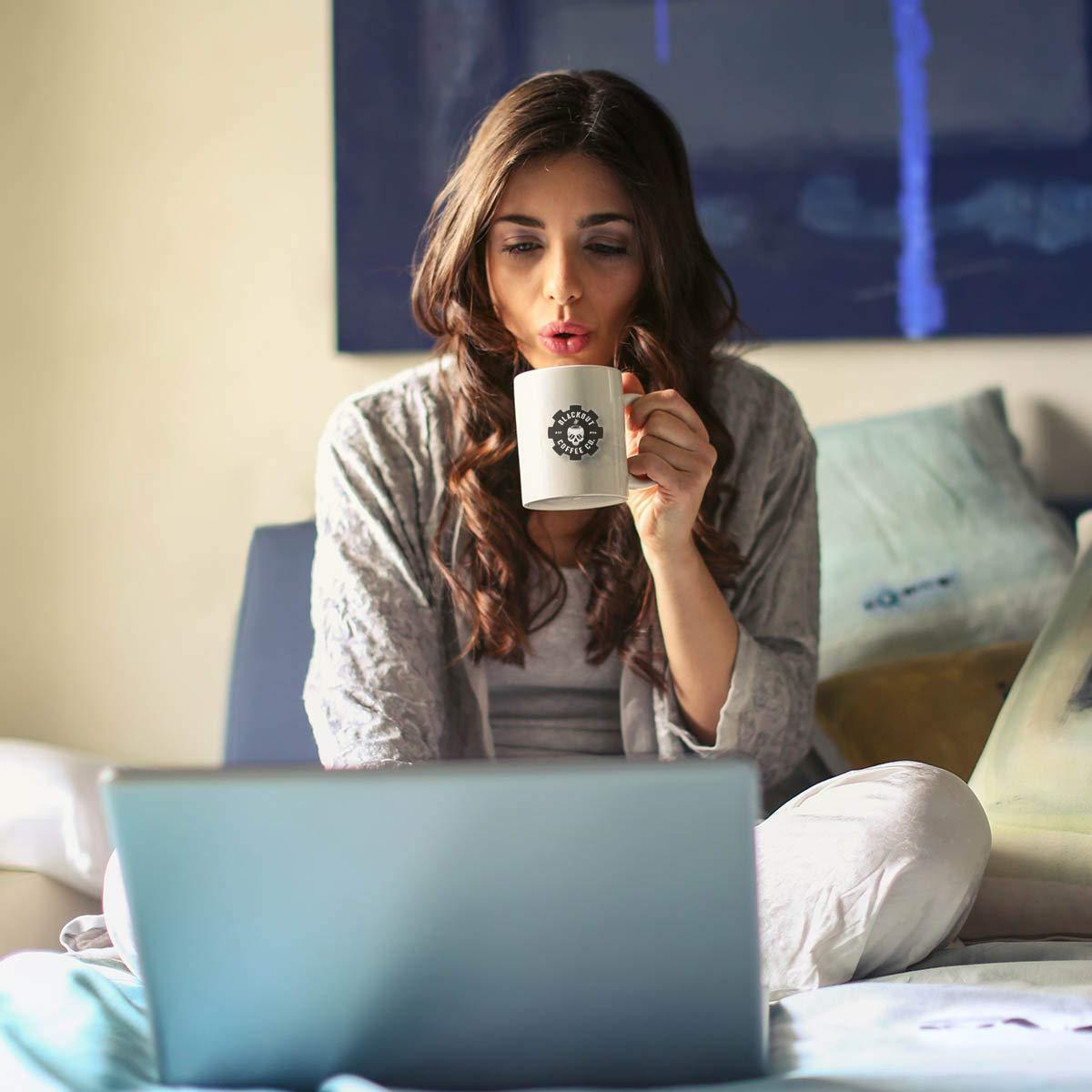 Blackout Coffee Co. Blackout Coffee, Smooth Finish, Ground or Whole Bean, 100% Light Roast Arabica Beans, Aromatic, Small Batch Fresh Roasted in the USA 12 oz Bag (Ground)