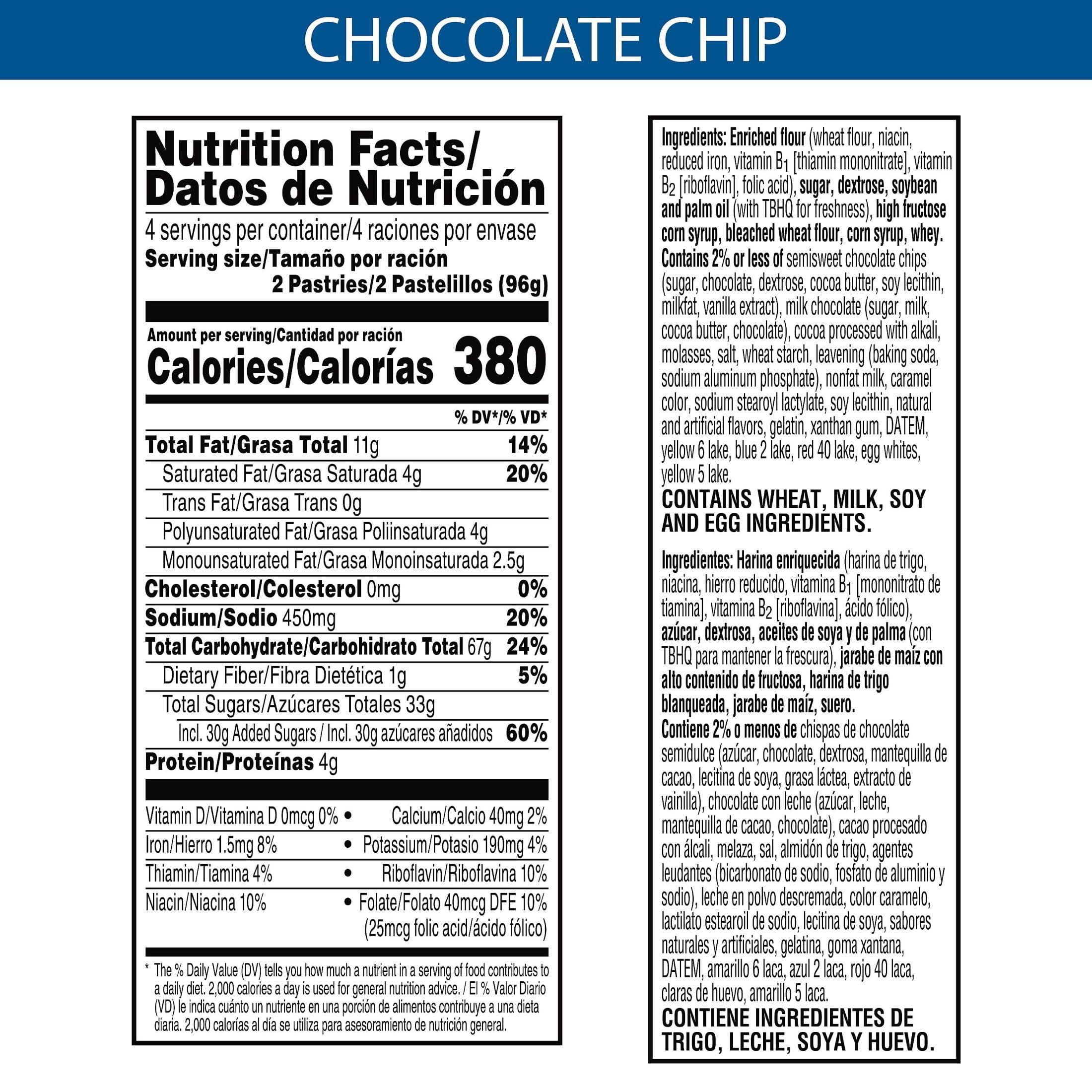 Pop-Tarts Pop-Tarts Toaster Pastries Chocolate Chip 13.5oz (12 Count)