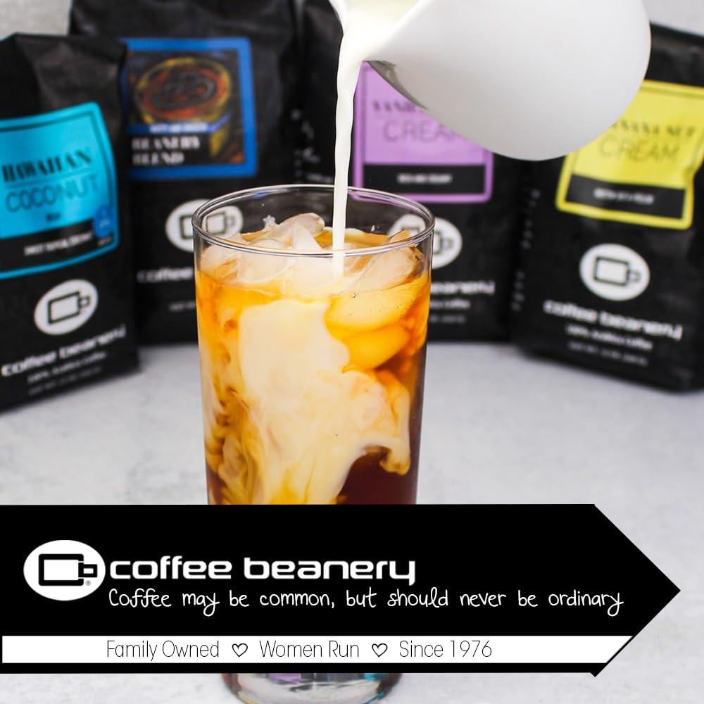 Coffee Beanery Dark Chocolate Almond by Coffee Beanery | 12oz Flavored Whole Bean Coffee Medium Roast Coffee | 100% Specialty Arabica Coffee Whole Bean | Gourmet Coffee Whole Beans