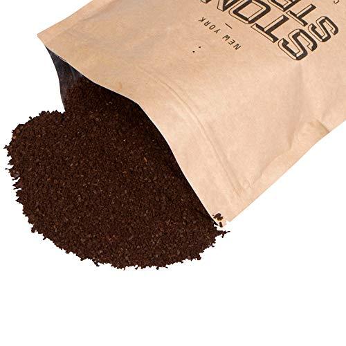 STONE STREET COFFEE COMPANY Stone Street Cold Brew Coffee, High Caffeine ‘Boost Blend’, Coarse Ground Coffee, Dark Roast, 1 LB