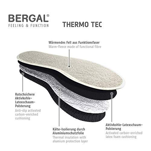 BERGAL Bergal Thermo Tec Comfort Insole, Beige, 10.5 UK