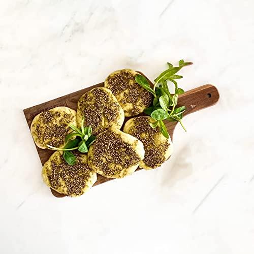 TAZAH Tazah Zaatar 16oz Jordanian Zatar Spice Blend Green Za'atar Thyme Mixture in Bag