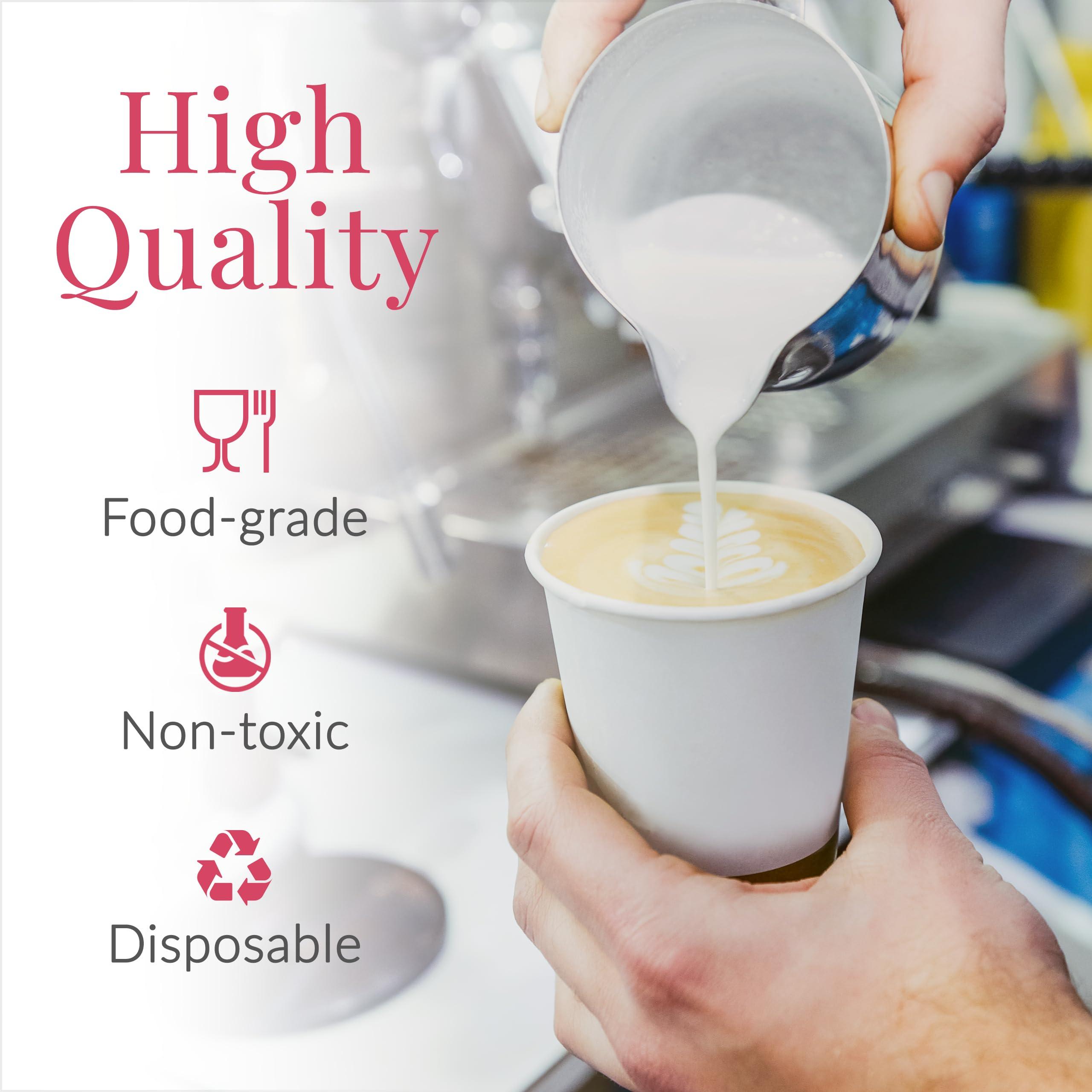 Prestee Prestee 500 Pack 3oz Paper Cups - Disposable Paper Cups, Paper Coffee Cups for Espresso Hot Cups, Disposable Mini Bathroom Cups, Disposable Mouthwash Cups, Small Snack Cups for Water, 3 oz Paper Cups