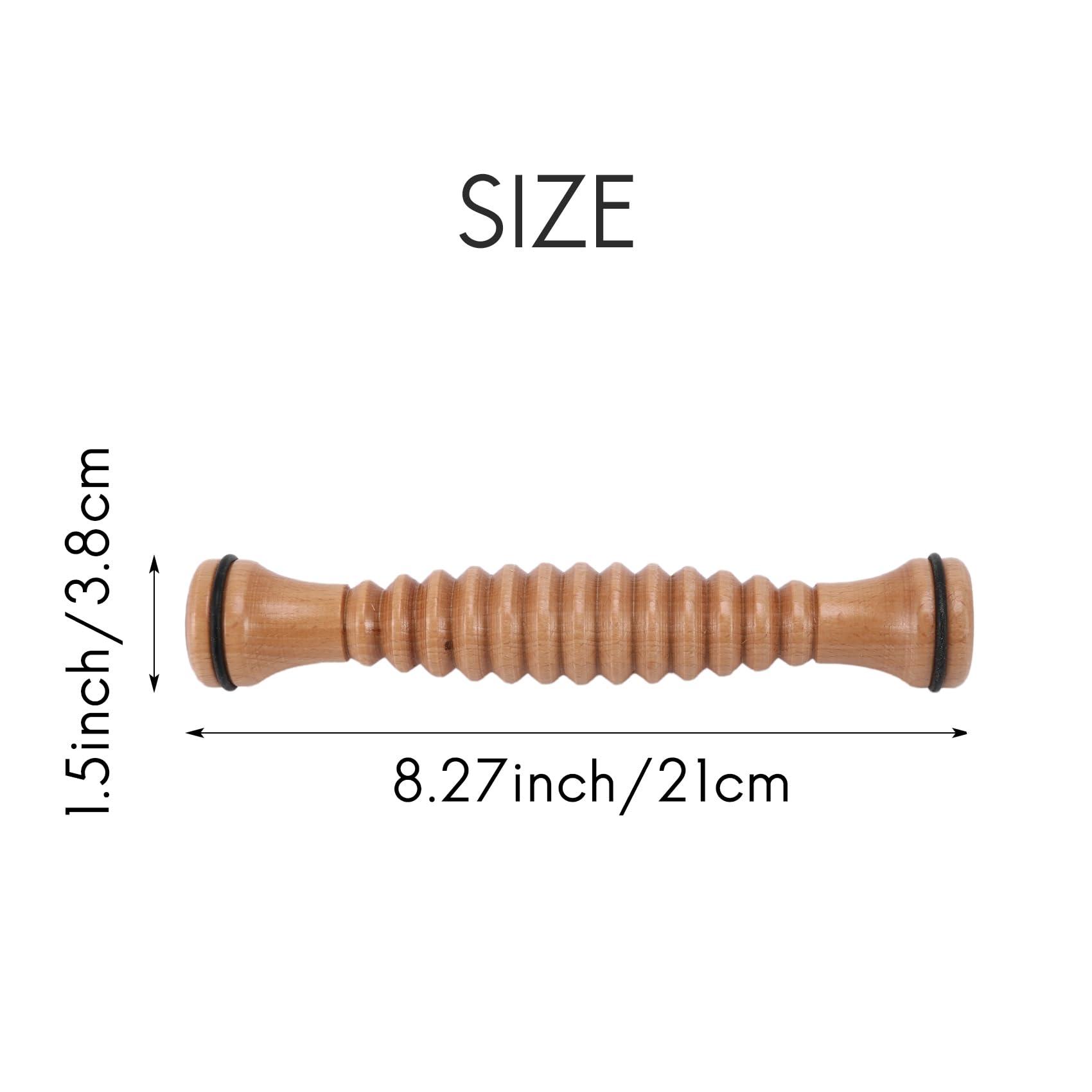 Soaying Soaying Ballet Foot Massager Instep Shaper Foot Roller Wooden Foot Roller Relaxation Pressure Reducer Solid