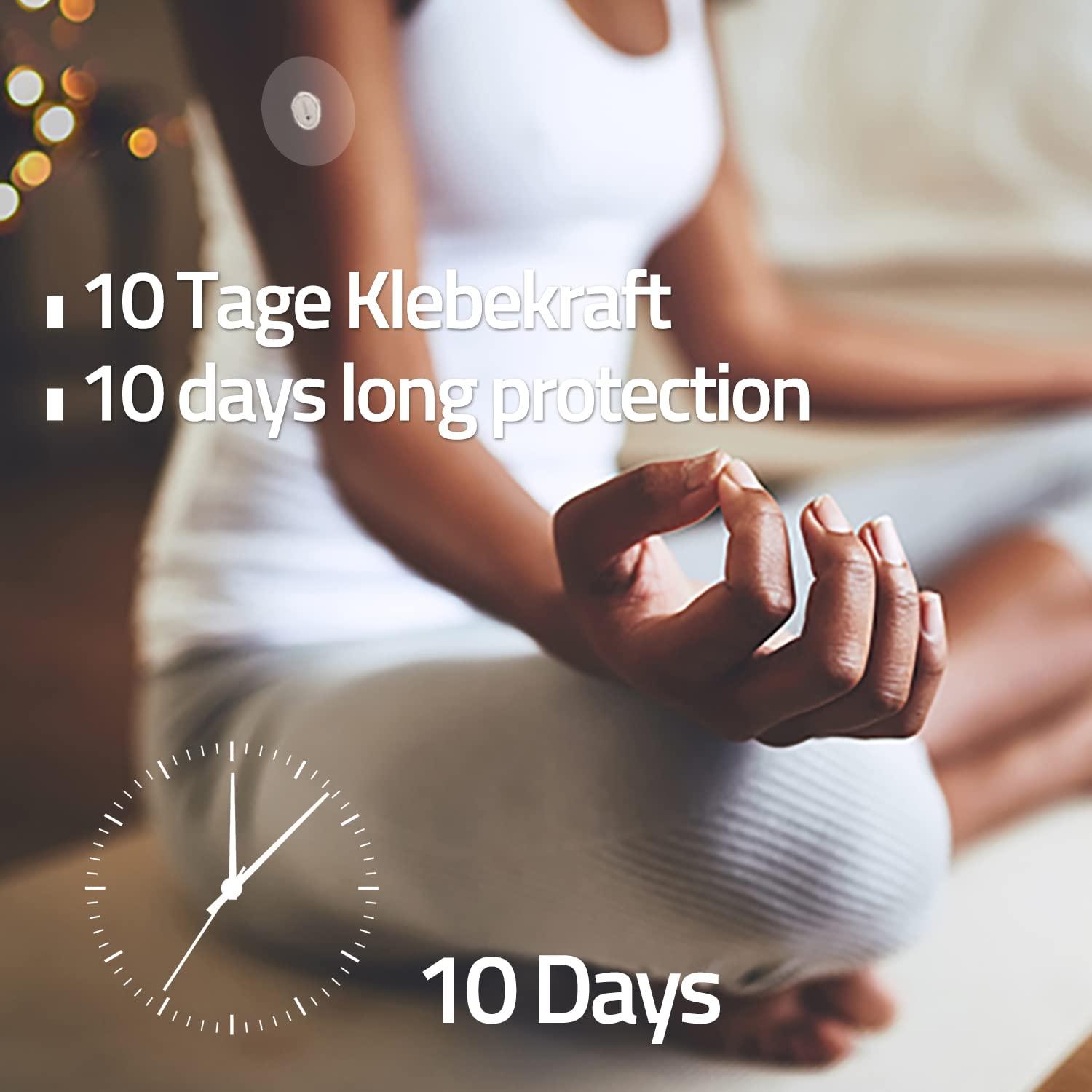 LiangMai Dexcom G7 Adhesive Patches- LiangMai 55 Pack Premium Transparent OverpatchWaterproof and Strong Stick Protect Your G7 Sensors for 10 Days Easy to Use Pre-Cut Adhesive Patch