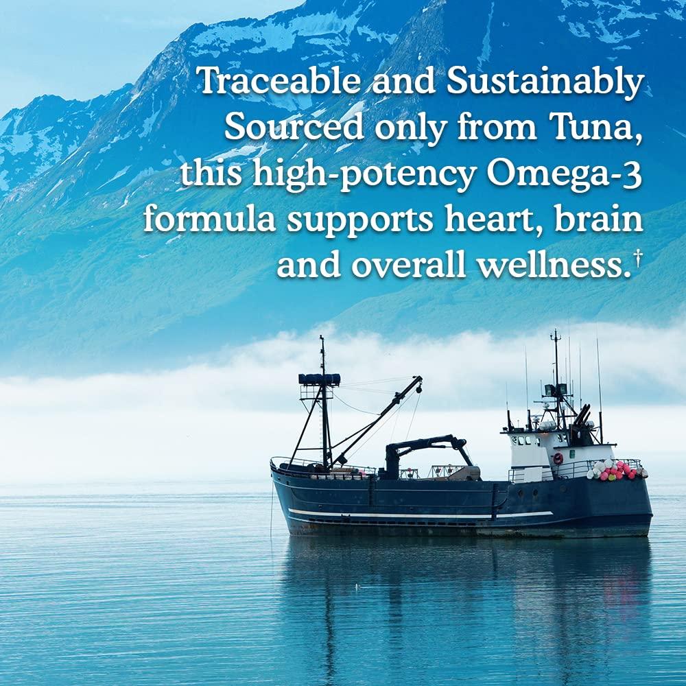 Garden of Life Garden of Life Dr. Formulated Advanced Omega Fish Oil - Lemon, 1,290mg EPA, DHA + DPA in Triglyceride Form, Single Source Omega 3 Supplement for Ultimate Brain & Heart Health, Non-GMO, 60 Softgels