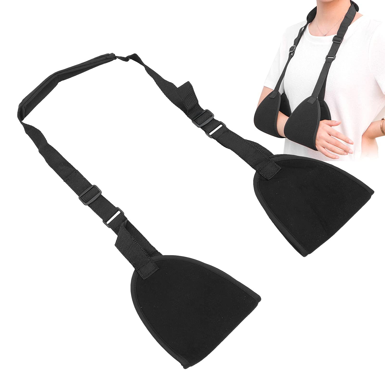 KooingTech KooingTech Arm Sling Shoulder Immobilizer, Arm Sling for Elbow Injury, Arm Sling for Shoulder Injury, Arm Sling with Pillow Support,Shoulder Sling with Abduction Pillow for Shoulde (Black)