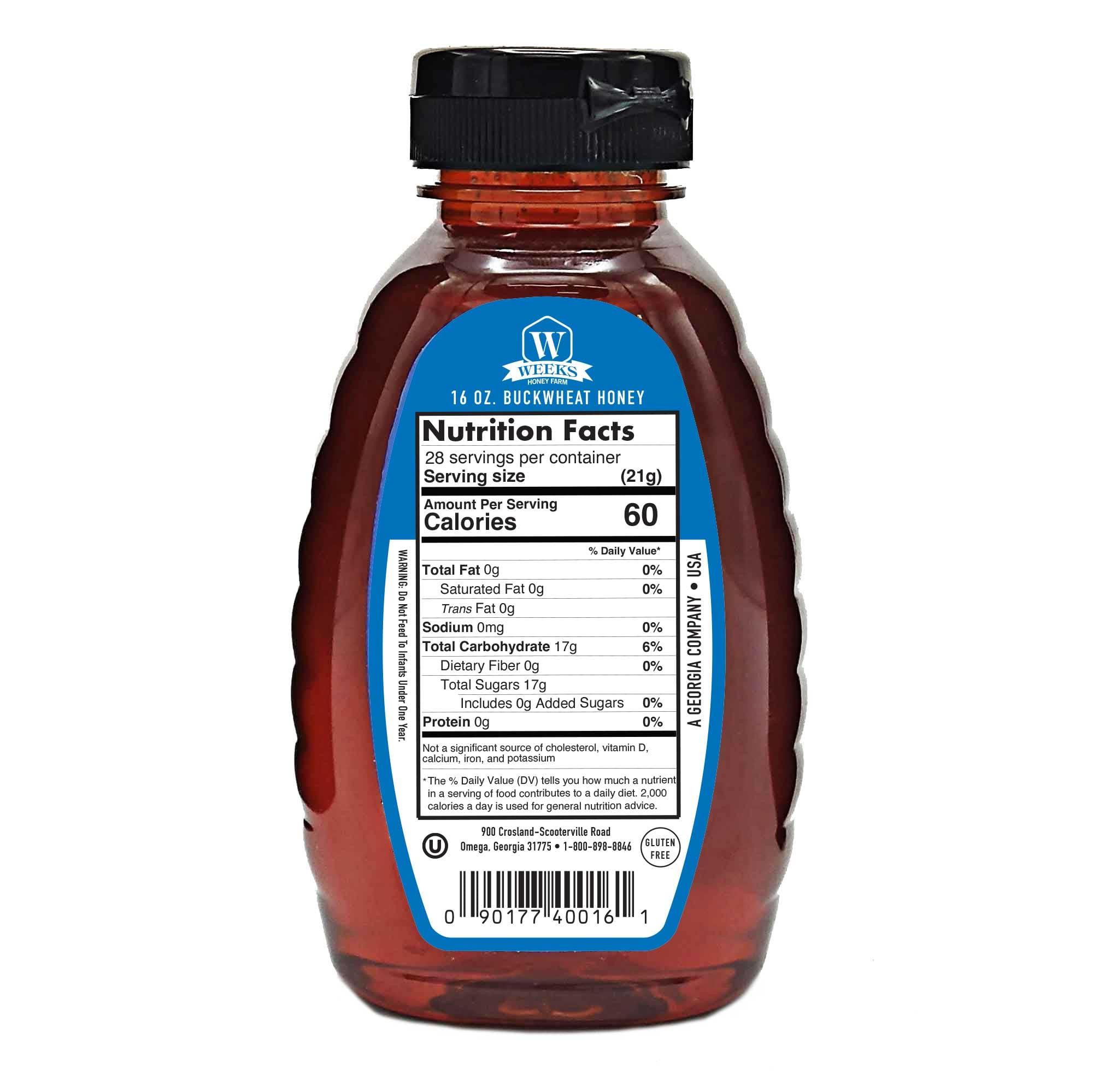 WEEKS HONEY WEEKS HONEY Buckwheat Honey, 16 OZ