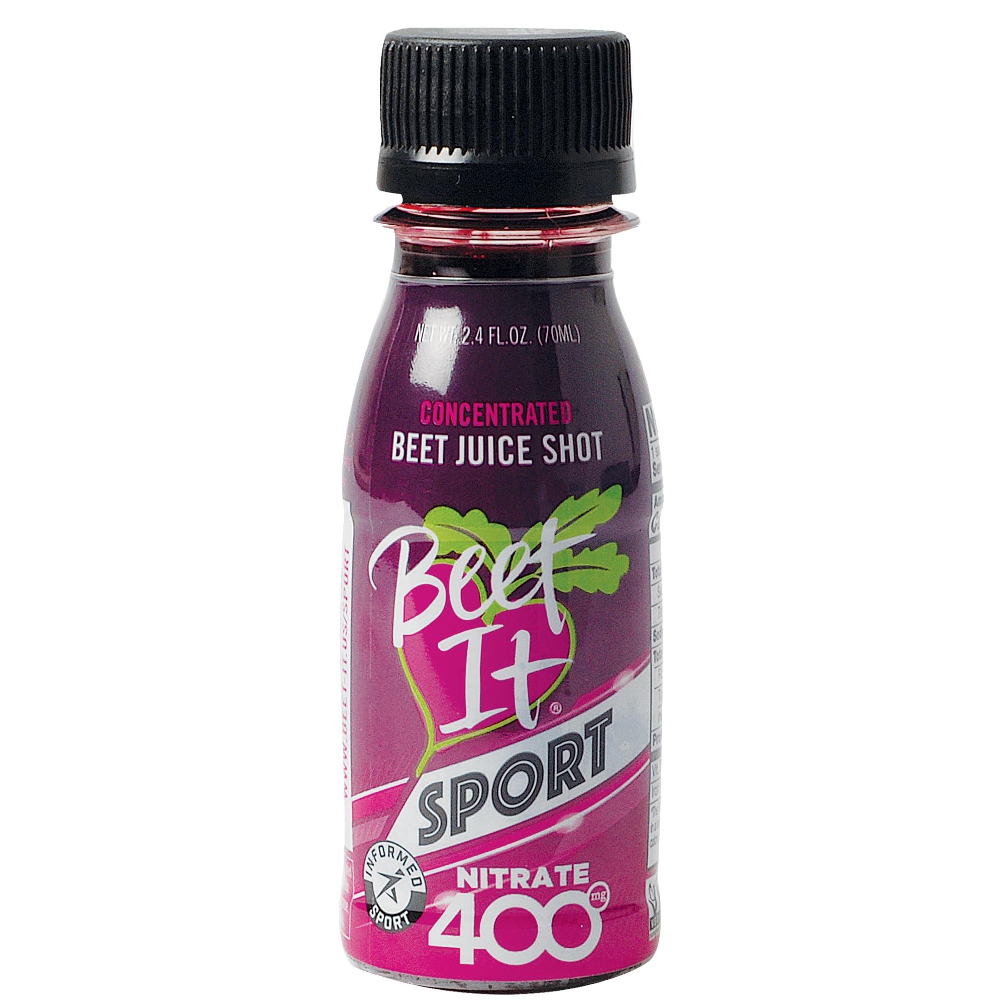 BEET IT BEET IT Sport Pro-Elite Shot, 15 Shots, 400mg Dietary Beet Nitrates, Non-GMO Certified, Nitric Oxide Booster, High Nitrate Beet Juice for Stamina and Recovery