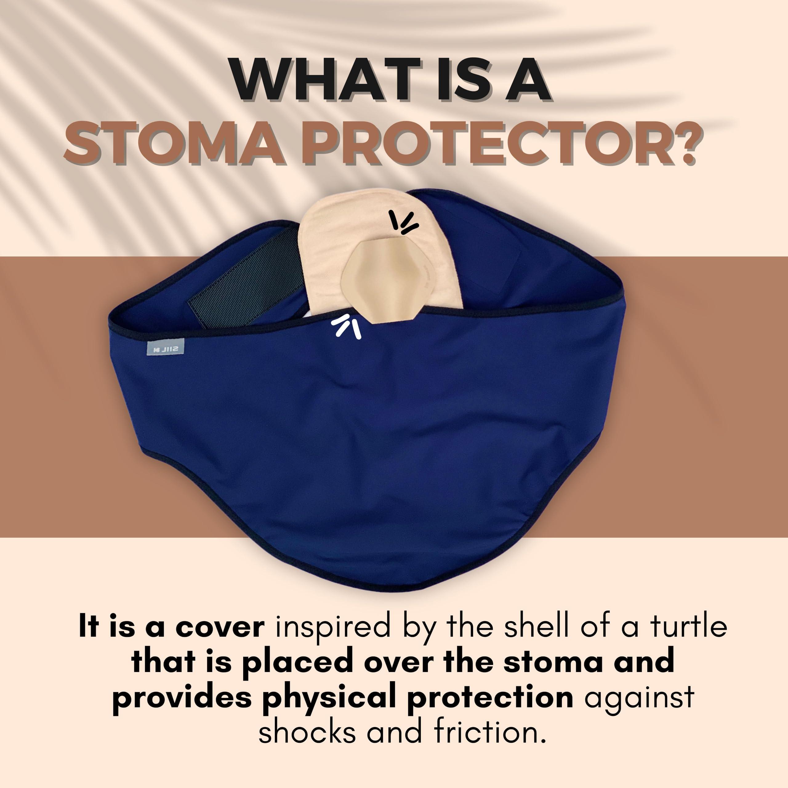 SIIL SIIL Stoma Guard Shield (Beige) for Ostomy bags | Protect your Colostomy Bags & Ileostomy supplies with Stoma Protector | Stoma Cover - Made In Europe