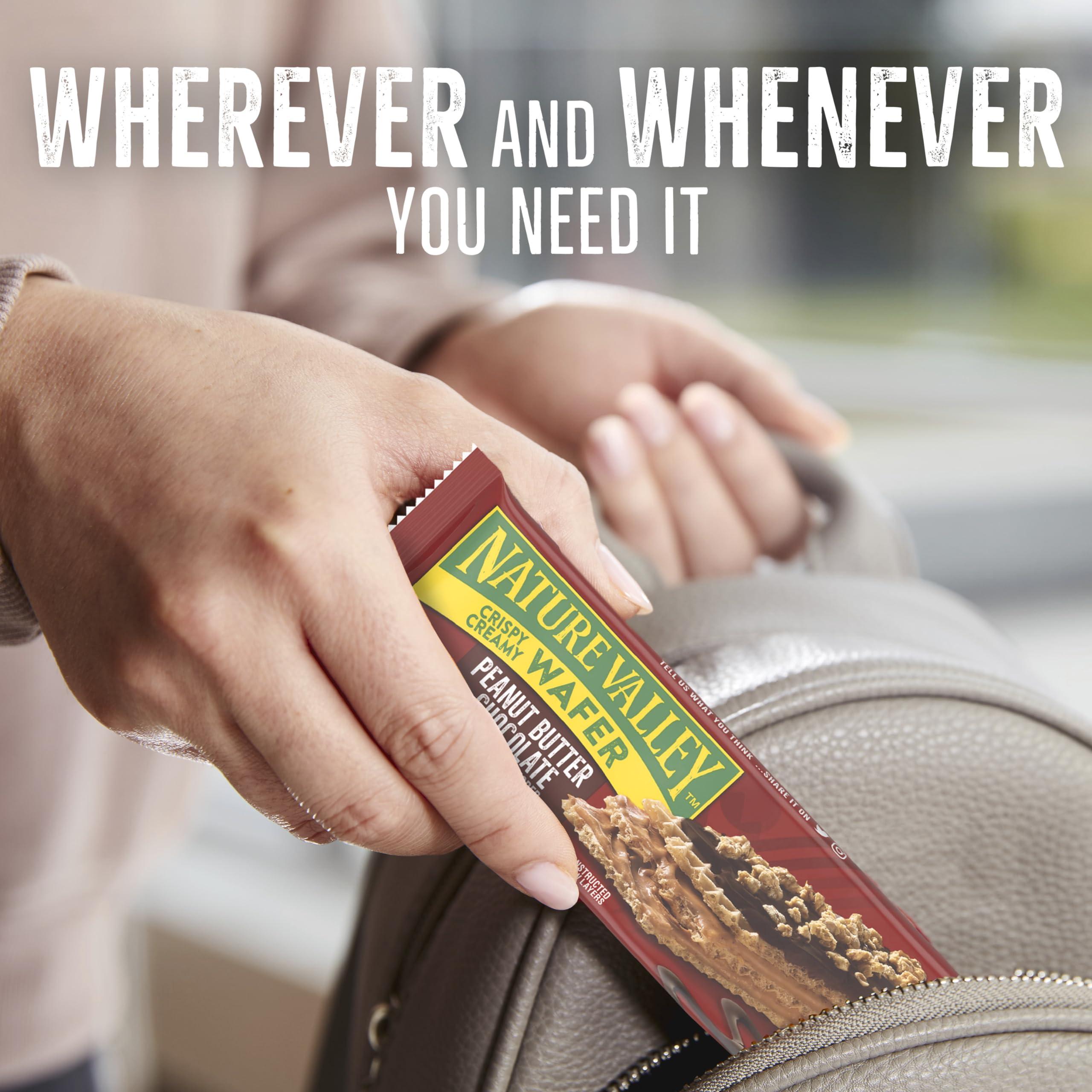 Nature Valley Nature Valley Wafer Bars, Peanut Butter Chocolate Flavored Snacks, 10 Bars, 13 OZ