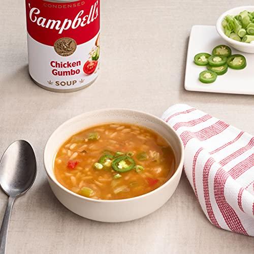 Campbell's Campbell's Condensed Chicken Gumbo Soup, 10.5 Ounce Can (Pack of 12) (Packaging May Vary)