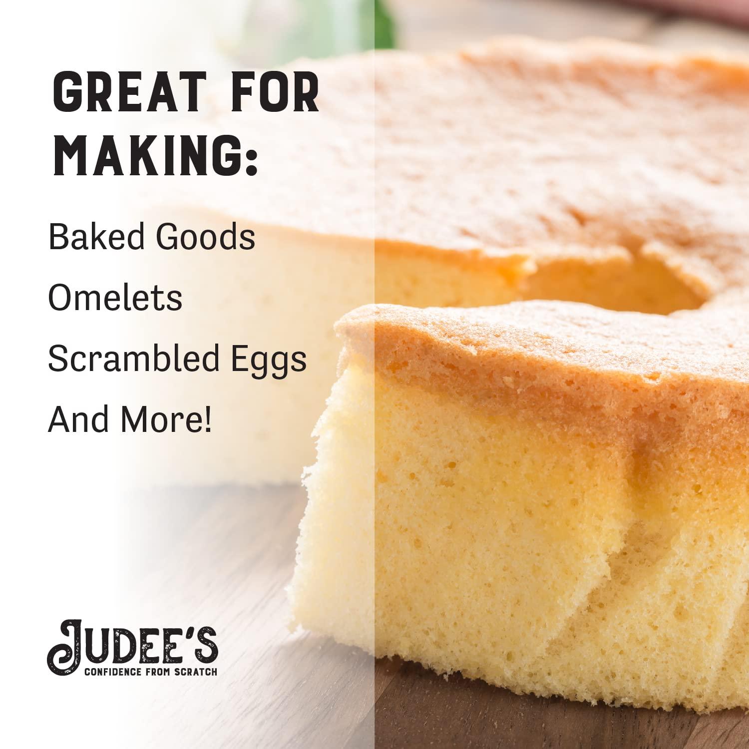Judee's Gluten Free Judees Dried Whole Egg Powder 11 oz - Baking Supplies - Delicious and Gluten-Free for Breakfast, Baking, and Camping Meals - Simplifies Outdoor Cooking Preparation - Dried Eggs Powder
