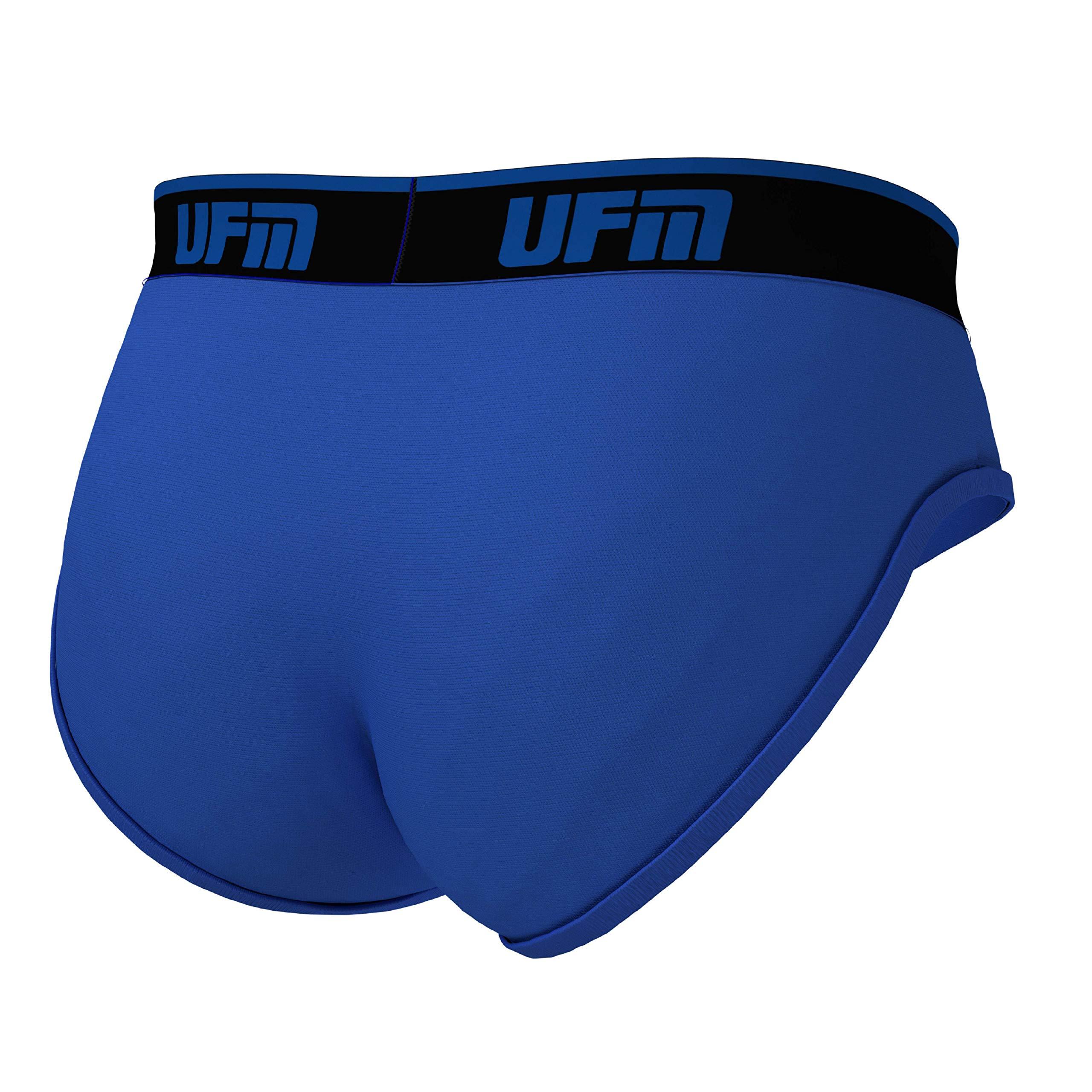 UFM UFM Men’s Polyester Brief w/Patented Adj. Support Pouch Underwear for Men Royal Blue 50