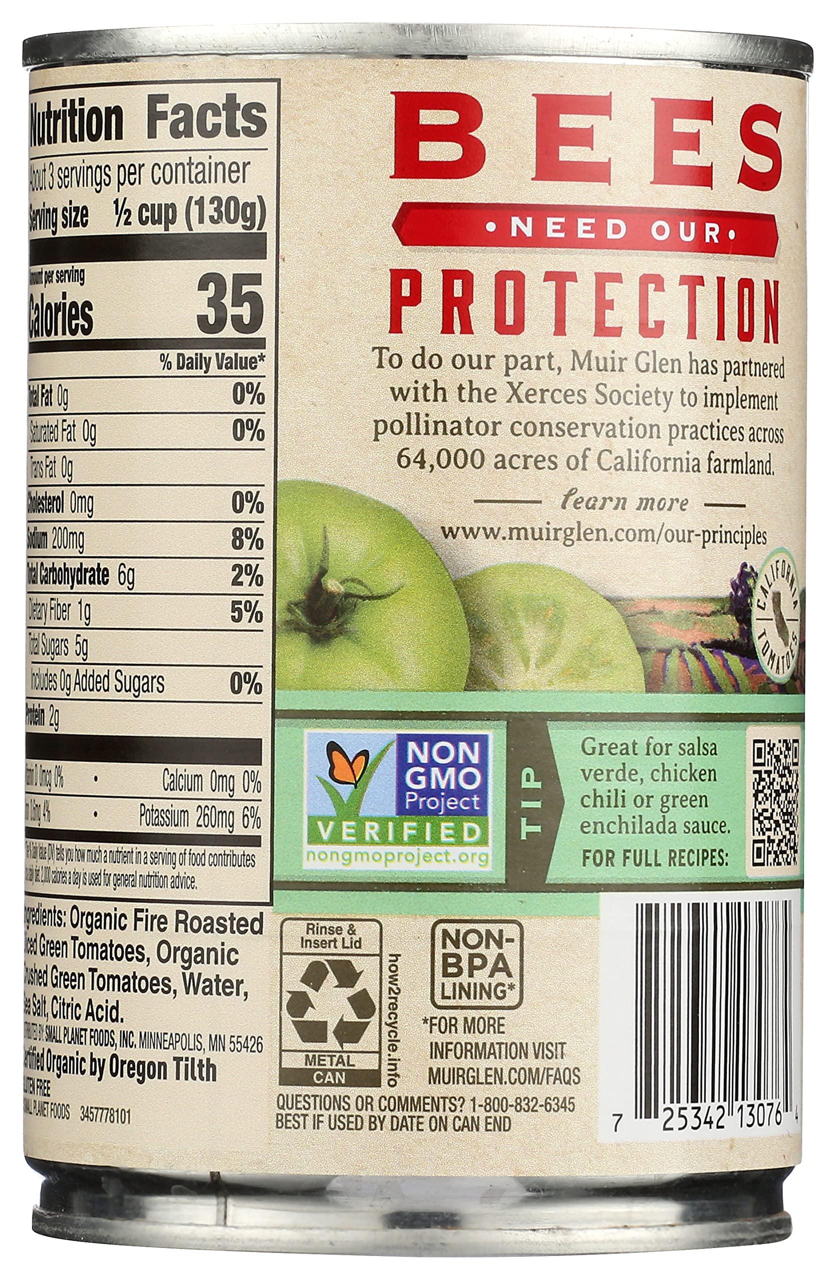 Muir Glen Muir Glen Organic Petite Diced Fire Roasted Green Tomatoes, 14.5 oz