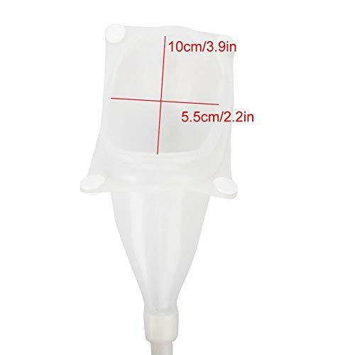 TMISHION Silicone Urine Collector with 2 Urine Catheter Bags, 3 Type Optional for Man Woman Elderly (Elderly Men Type) Reusable Portable Male Comfort Fit Advantage Urinal System