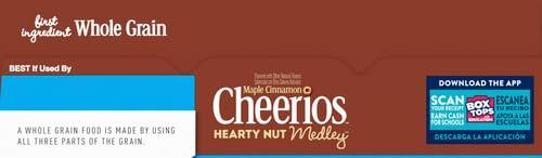 Cheerios Cheerios Hearty Nut Medley Breakfast Cereal, Maple Cinnamon Flavored, Made With Whole Grain, Family Size, 20 oz (Pack of 2)