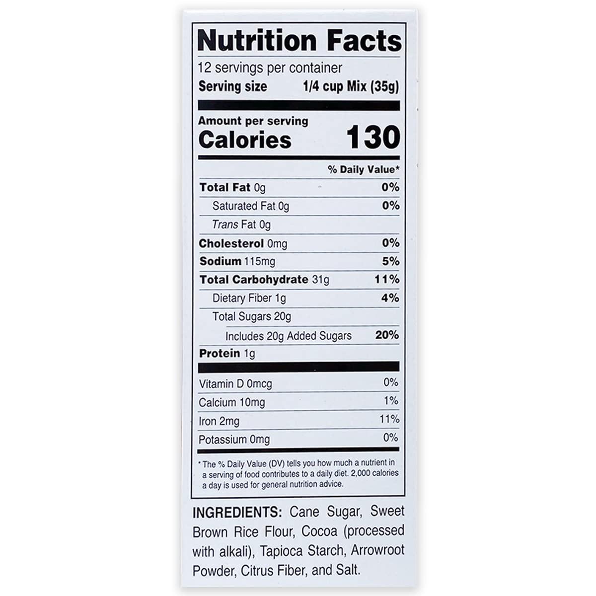 Namaste Foods Namaste Foods Gluten Free Brownie Mix, 15 oz, Pack of 6