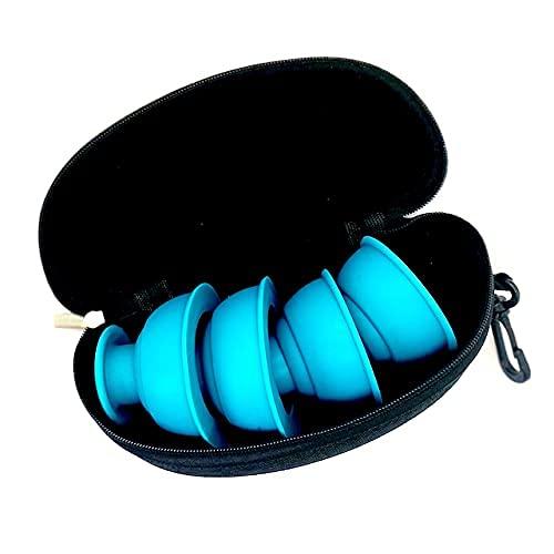 Wavetools Therapy \"Riptide\" Sport Cupping set of 4 push cups in case by Wavetools Therapy ideal for dynamic cupping, two suctions strengths