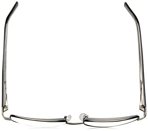 Foster Grant Foster Grant Wes Multifocus Reading Glasses, Black/Transparent, 54 mm