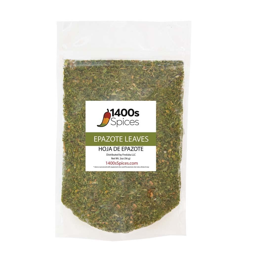 1400S SPICES 2oz Dried Cut Epazote Leaves, Hojas de Epazote Cortadas by 1400s Spices