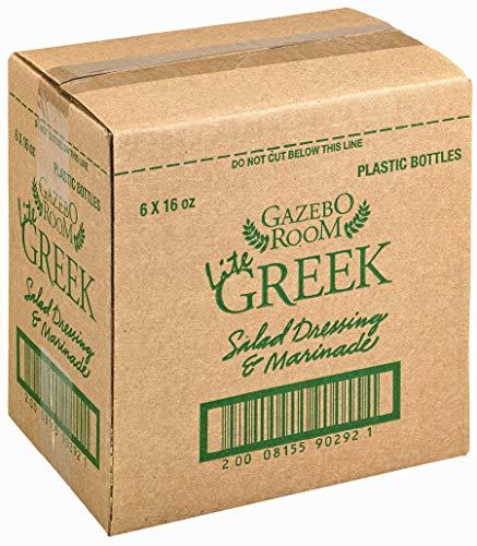 Gazebo Room Gazebo Room Lite Greek Salad Dressing and Marinade 16 Oz (6 Pack)