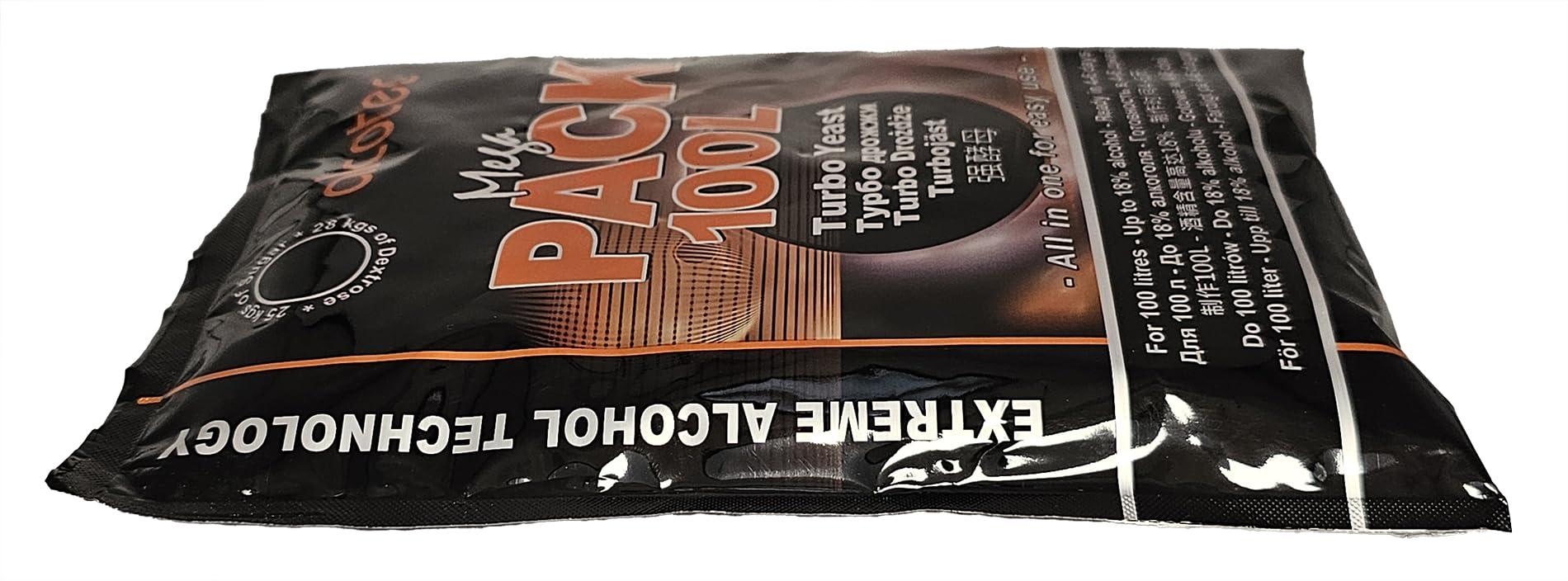 AlcoFermBrew Alcotec Mega Pack 100L Turbo Yeast All in One 18% 4-6 days