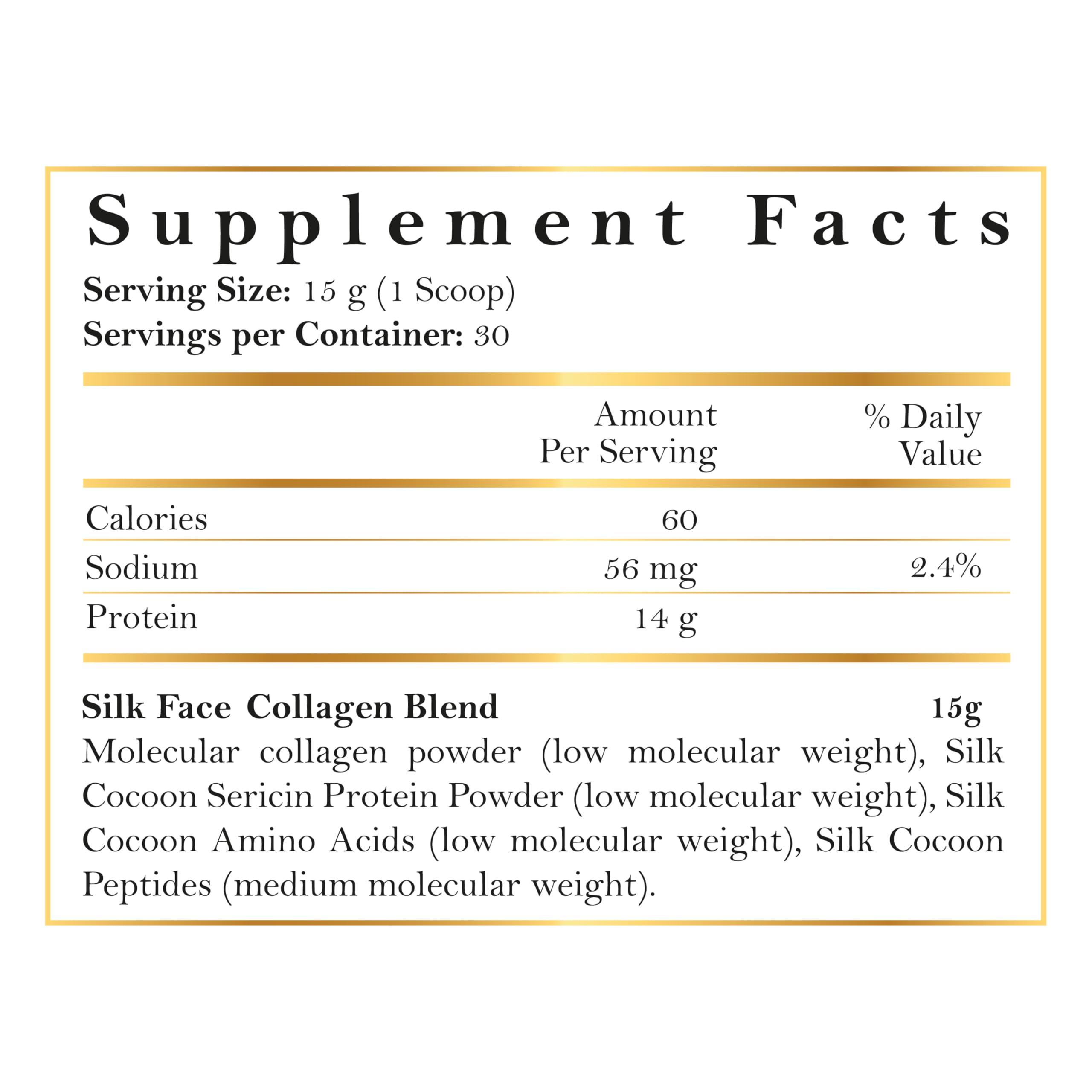 Elixir by Coc March Silk Collagen - Silky Radiant Skin New Amino Molecules for Hair Nails-Joint Health-20g Protein NO Taste-Dissolves Instantly - Unmatched Results Elixir by Coco March