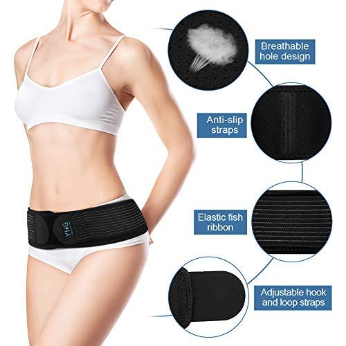 Yosoo Health Gear Sacroiliac Hip Belt for Women and Men, SI Joint Belt Support with Double-Layer Elastic Straps, Sacroiliac Support Belt for Sciatica, Pelvis, Lumbar, SI Joint Pain Relief