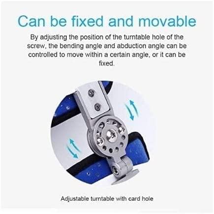 FENOKD FENOKD Reusable Hip Joint Fixation Braces Hinged Hip Orthosis Articulated Hip Joint Fixation Bracket Thigh Fracture Protector for Fixed Hip Joint Sprain (B)