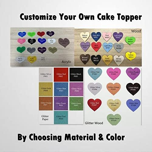 CustonCares Cheers to 20 Cake Topper 20th Birthday Cake Topper Glitter Gold Twenty 20 Years Old Birthday Party Decorations Custom Name Any Age Number 20th Anniversary Birthday Present For Him Her