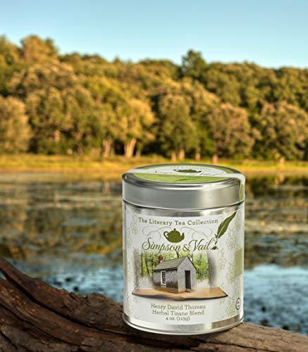 Simpson & Vail, Inc. Simpson & Vail, Henry David Thoreau's Herbal Tisane Blend, Literary Tea - 4 Ounce Tin / 50 Cups