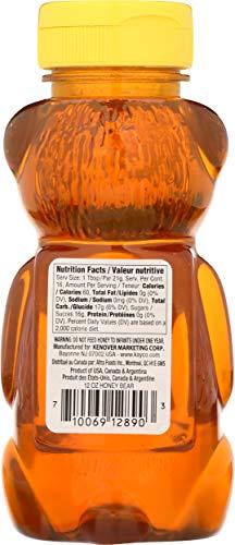 Gefen Gefen US Grade A Honey Bears, 12oz (2 Pack) 100% Clover Honey, No Fillers, Gluten Free