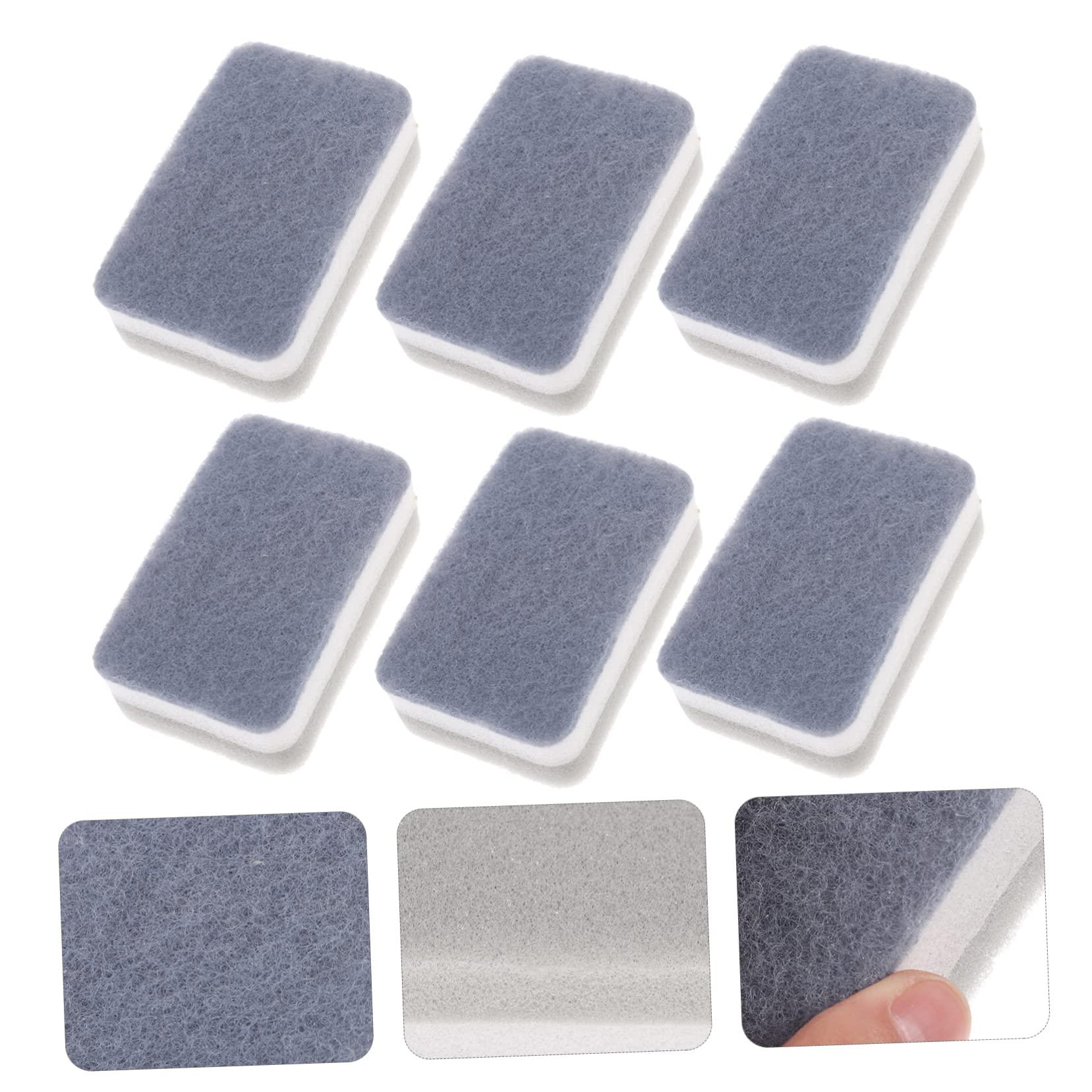 PRETYZOOM PRETYZOOM 15pcs Three-Layer Scouring Sponge Washcloths Sink Black Plates Duty Dish Cleaning Sponge Silicone Dish Scrubber Dishwashing Sponge Multi-Functional Sponge Pad Kitchen Scouring Pads