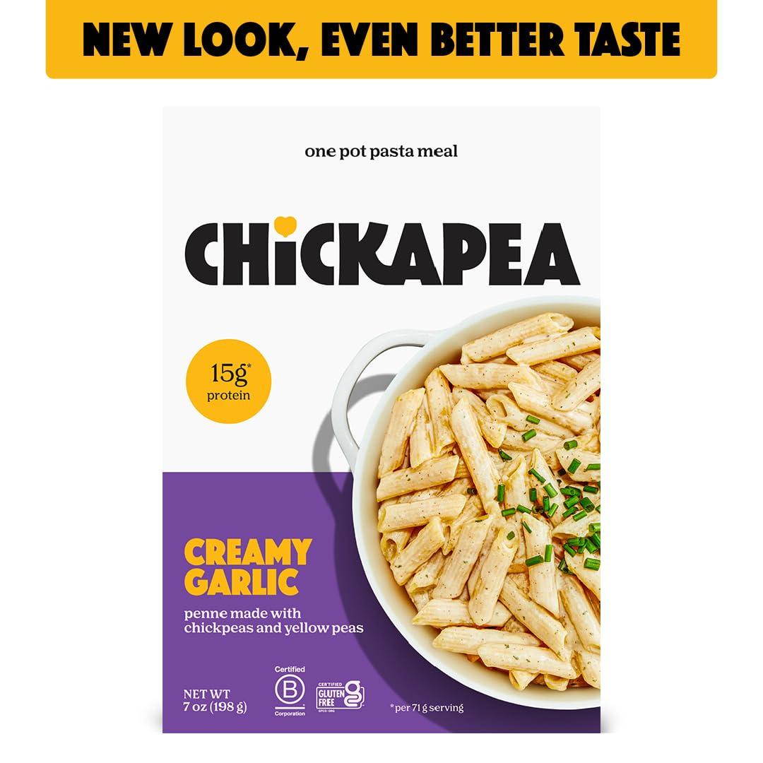Chickapea Chickapea One Pot Chickpea Pasta - Creamy Garlic - 7 oz (Pack of 1)