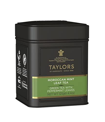 Taylors of Harrogate Taylors of Harrogate Moroccan Mint Green Tea Loose Leaf, 4.41 Ounce Tin (Pack of 2)